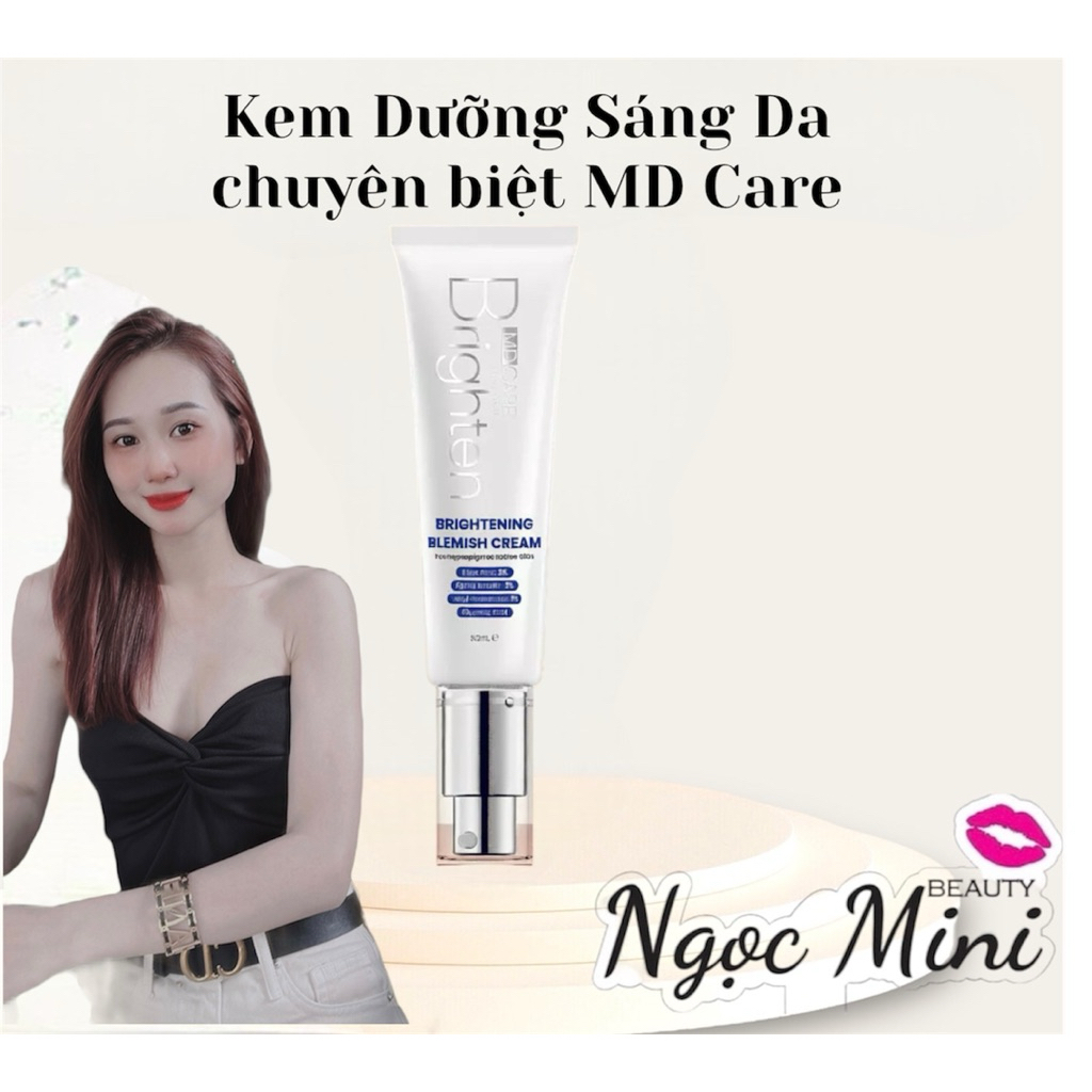 (Hàng cty chính hãng) Kem dưỡng sáng chuyê biệt MD CARE Brightening Blemish Cream