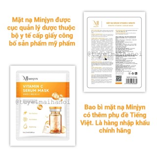 Combo 70 miếng mặt nạ dưỡng da MINJYN (Mix nhiều mẫu)