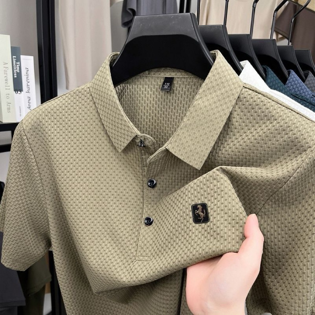 Áo POLO Nam Thêu LoGo Con Ngựa ,Áo Vải Dứa Mềm Mại Thoáng Mát