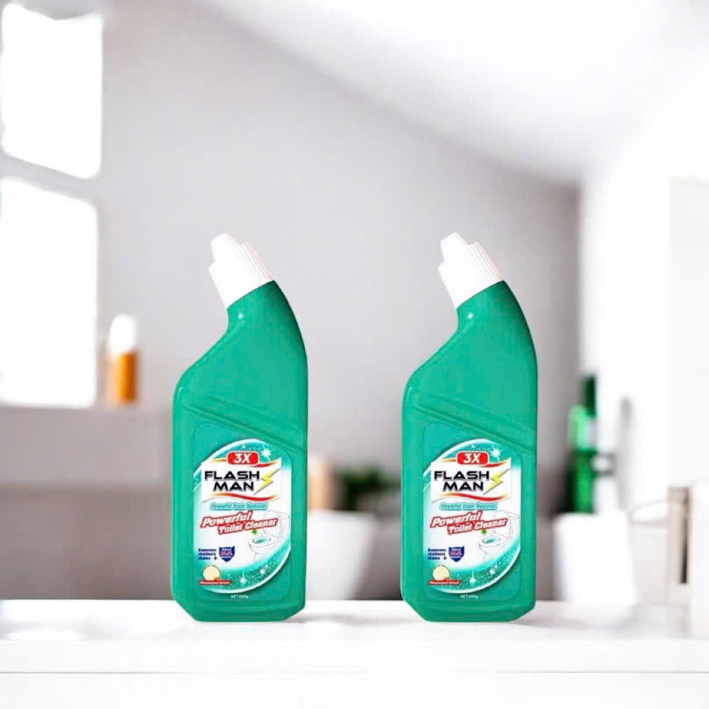 Nước tẩy rửa bồn cầu Flashman giúp kháng khuẩn bám bồn cầu toilet, làm sạch nhà vệ sinh bồn rửa bát 