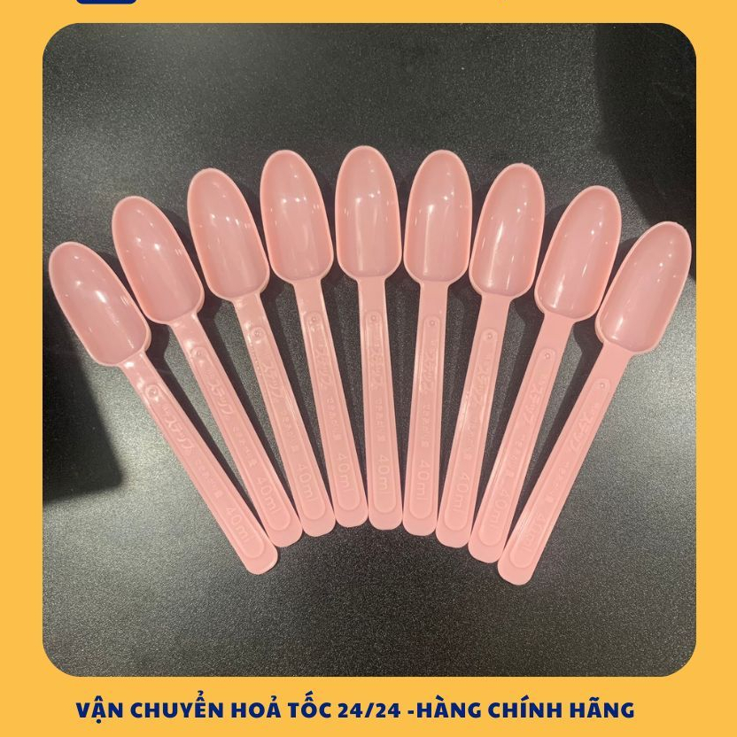 Thìa lẻ pha sữa Meiji 1-3, thìa cho bé uống nước, ăn dặm, Thìa thay thế meiji 40ml, Thìa đong sữa Me