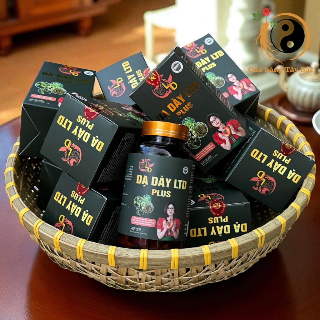Liệu trình 3 hộp Dạ dày LTD Plus chính hiệu (225 viên), dạ dày đại tràng LTD (Lò Thị Dịu)