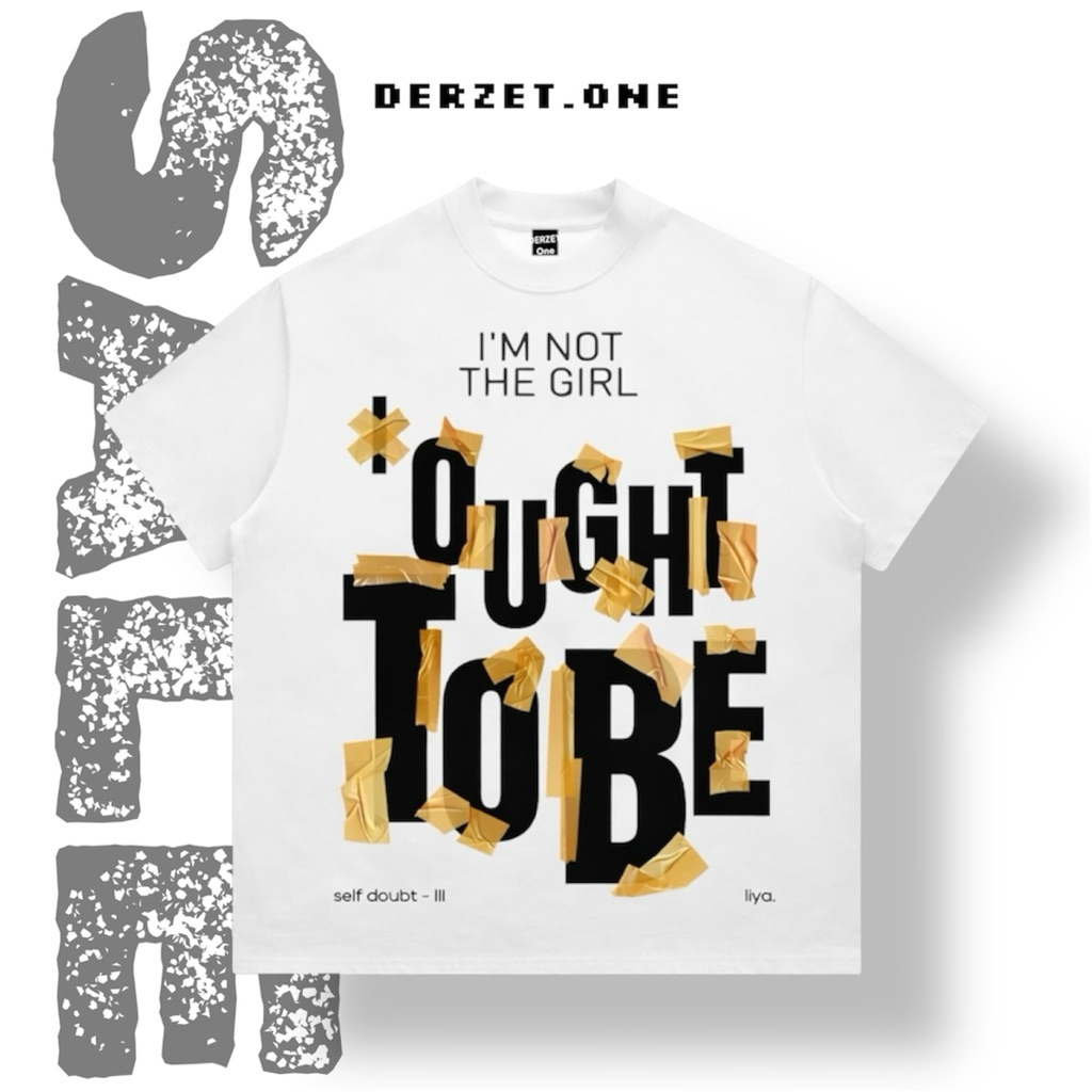 Áo phông Ought.ToBe BASIC BOXY băng keo  cao cấp - RHT65H