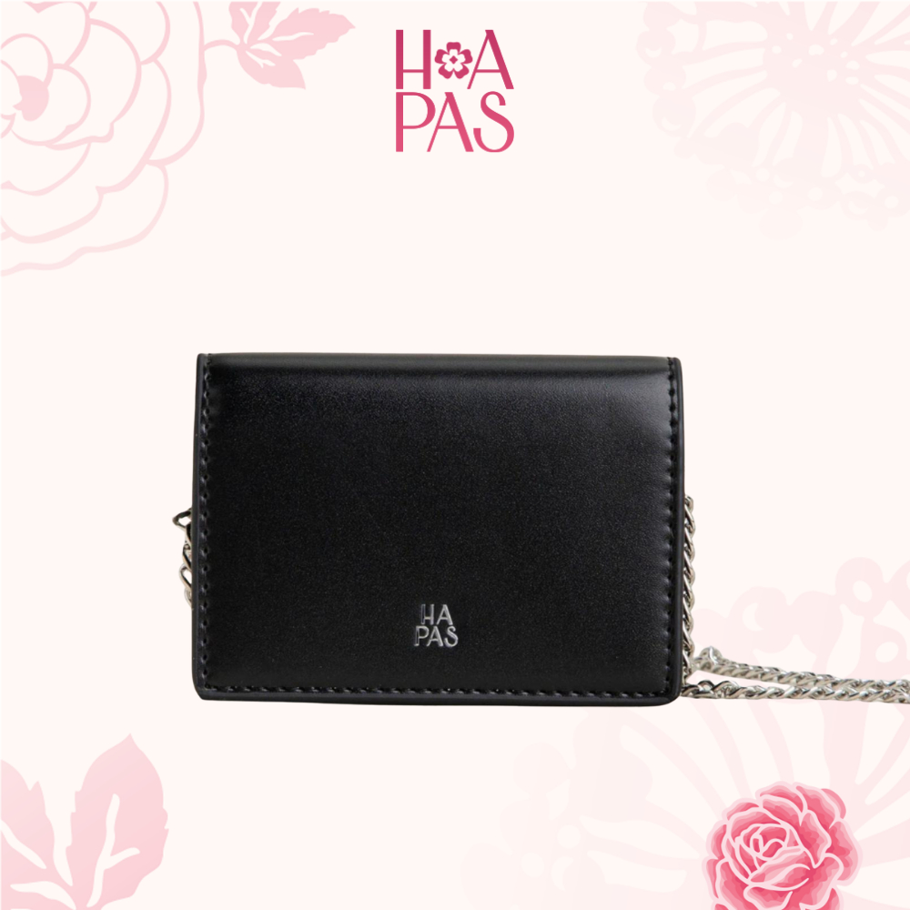 Ví Nữ Nắp Gập Silver Chain HAPAS Sz 10