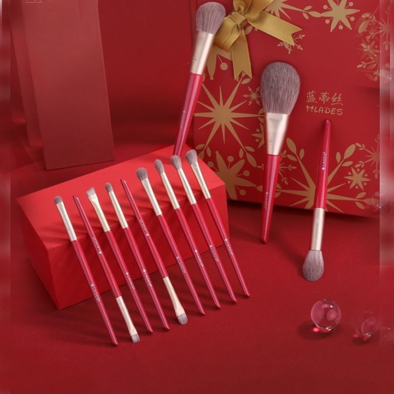 Bộ Cọ Trang Điểm Cao Cấp 12 Cây MSQ Màu Hồng