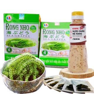 Rong Nho Tách Nhiệt + Kèm Xốt Mè ( Combo 2 Hộp + 1 Chai Xốt Mè KEWPIE )