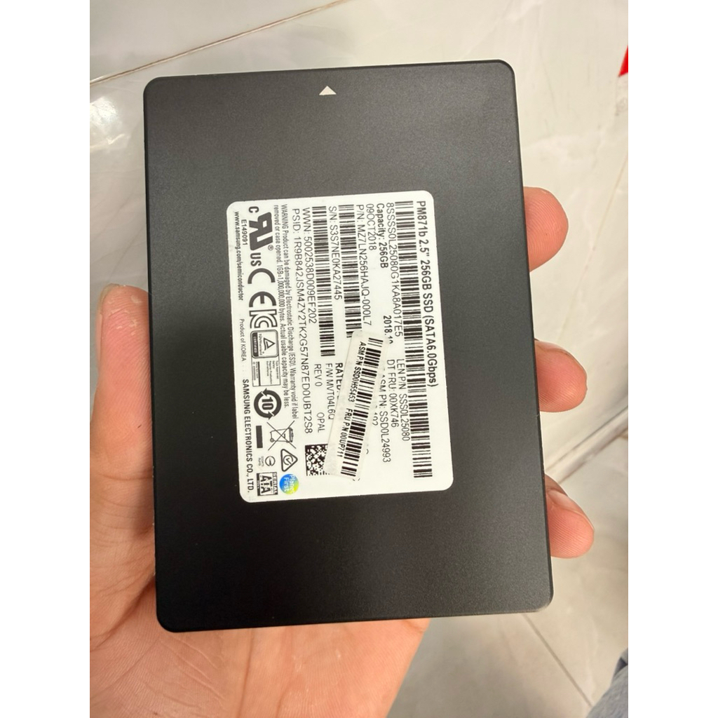 Ổ cứng SSD Samsung PM871b 256GB