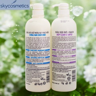 Dầu gôi siêu sạch Ceorali 1000ml x2