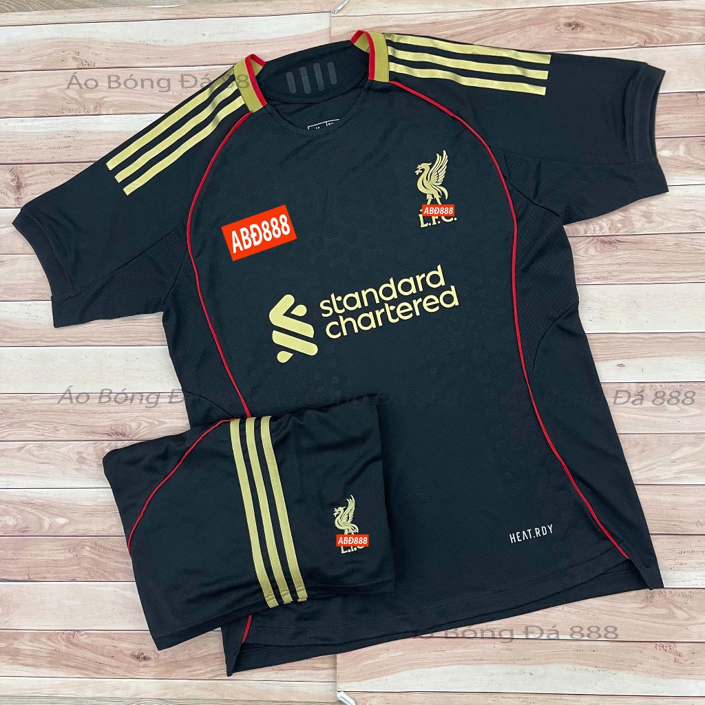 Bộ Quần Áo Bóng Đá CLB Liverpool Training 2025 - Vải Polyester Gai Thái Cao Cấp