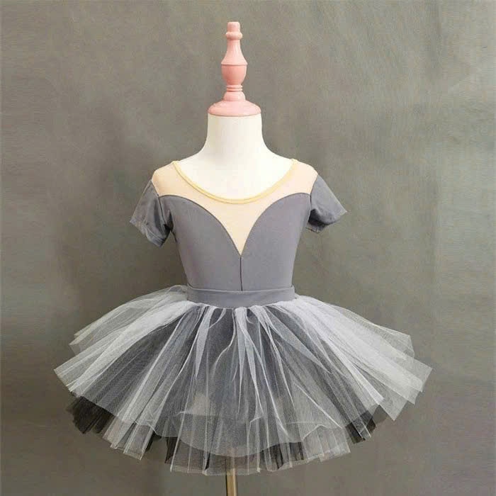 Sét áo váy múa ballet trẻ em, sét múa ballet cho bé gái 1-10 tuổi, áo váy tập múa ballet cho trẻ em