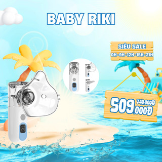 Máy Xông Khí Dung Cầm Tay Màn Hình LED Tự Động Làm Sạch 3 Mặt Nạ Sạc Type-C Phù Hợp Mọi Đối Tượng