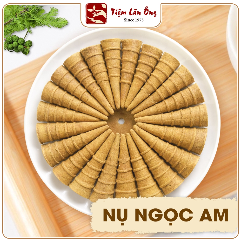 Nụ ngọc am, nhang trầm ngọc am, nụ xông trầm gỗ, xông nhà, thơm phòng, làm ấm không gian, thiền yoga