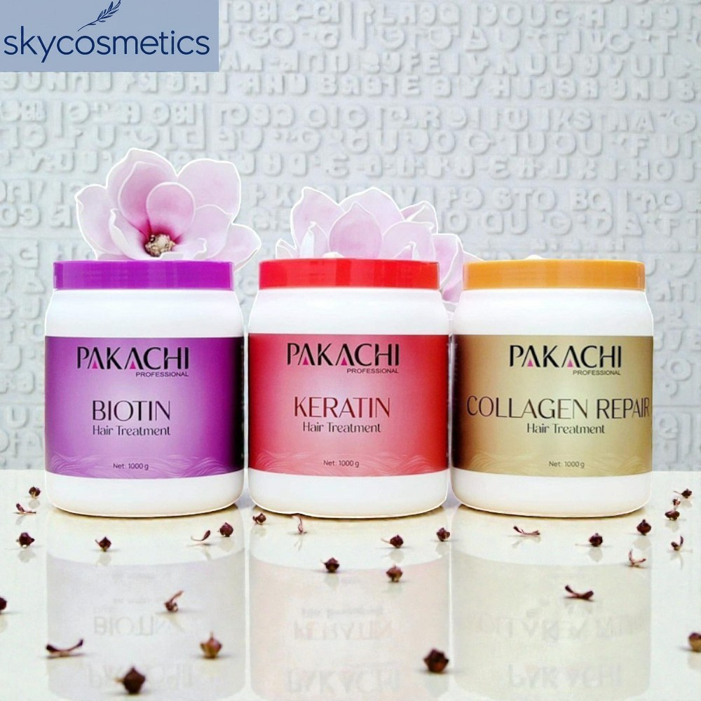 Kem hấp tóc phục hồi chuyên sâu Pakachi siêu mềm mượt, siêu tiết kiệm 1000g
