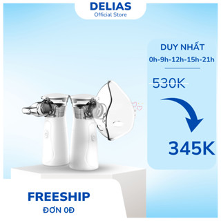 Máy Khí Dung Xông Mũi Họng Nebulizer Cho Bé Và Người Lớn Thở Khí Dung Nhỏ Gọn