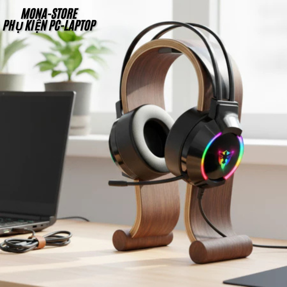 Tai Nghe Máy Tính Pc Gaming Có Dây Led Rgb G606 Có Mic, Tai Nghe Headphone Chụp Tai Bass Siêu Trầm