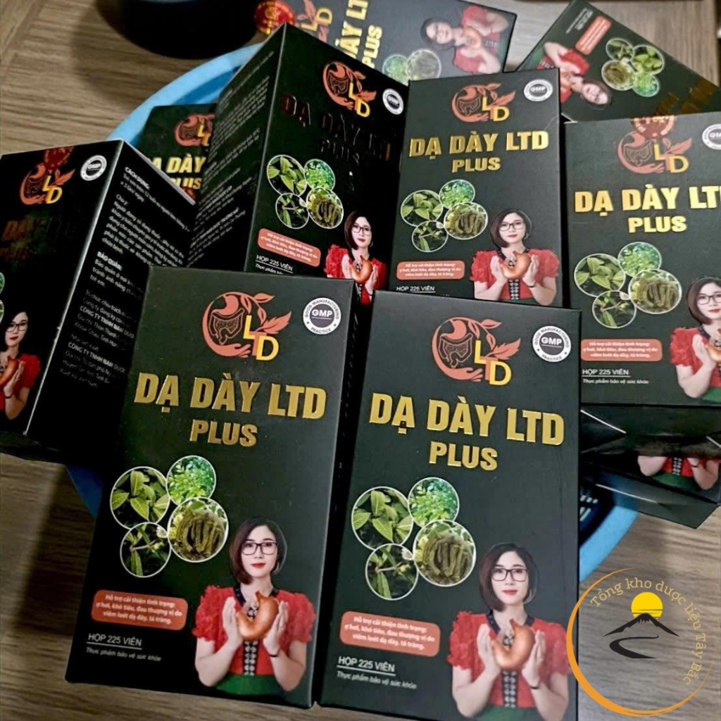 Dạ dày LTD Plus chính hiệu (225 viên nang), dạ dày & đại tràng LTD (Lò Thị Dịu)