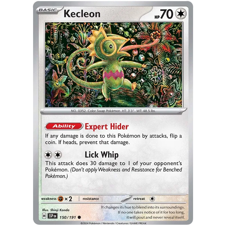 SSP - Pokemon TCG - Kecleon - Common - 150/191