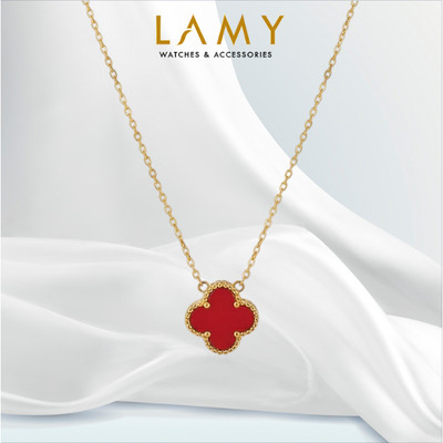 Dây chuyền nữ LAMY Dual Lucky Four Leaves Necklace Gold 6403