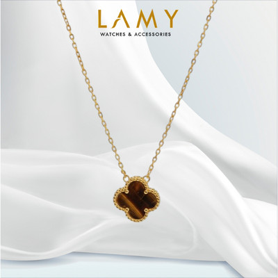 Dây chuyền nữ LAMY Dual Lucky Four Leaves Necklace Gold 6403