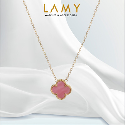 Dây chuyền nữ LAMY Dual Lucky Four Leaves Necklace Gold 6403