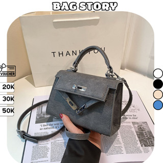 Túi xách nữ BAG STORY đeo chéo quai xách da pu cao cấp hàng quảng châu đi tiệc đi chơi sang trọng TX-102