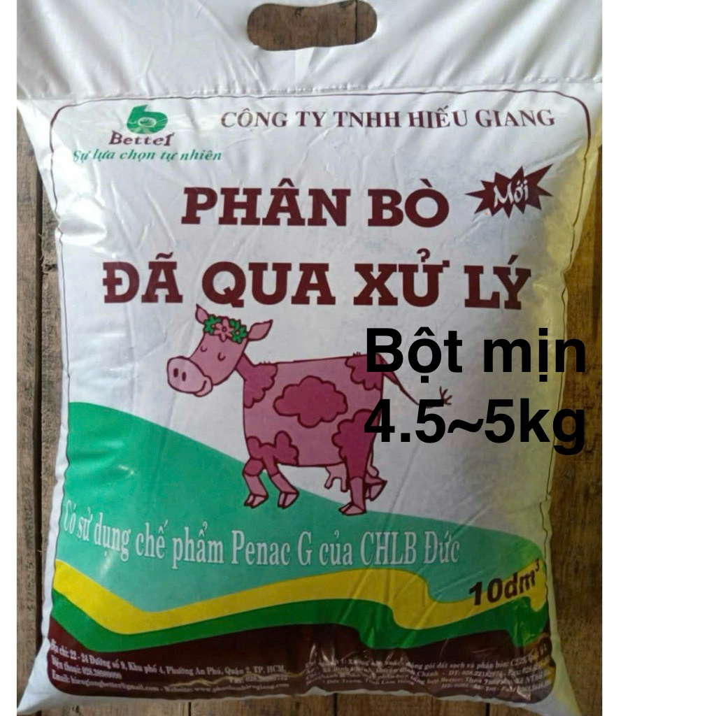 Phân bò better bột mịn 4.5~5kg tốt cho mọi loại cây