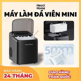 [HECCI HOME] Máy Làm Đá Viên Mini Siêu Tốc 7-10 Phút Tạo Đá 15kg An Toàn Vệ Sinh Tiện Lợi Cho Gia Đình