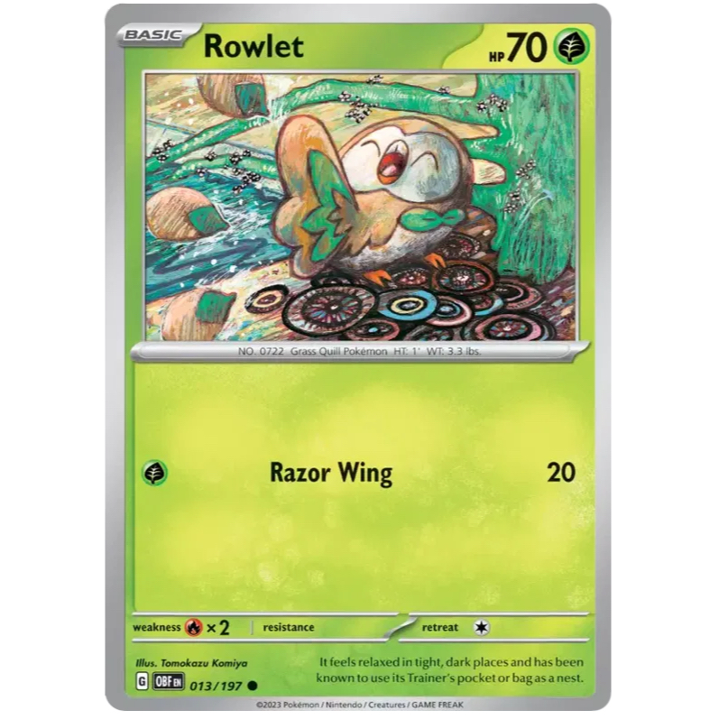 OBF - Pokemon TCG - Rowlet - Common - 013/197