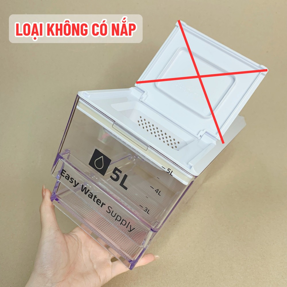 [LOẠI KHÔNG NẮP] Hộp Đựng Nước Làm Đá Tự Động Tương Thích Tủ Lạnh SAMSUNG Dùng Chung Đa Dạng Model