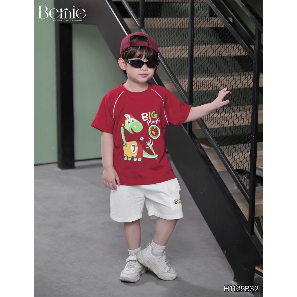Bernie Set bộ in hình khủng long big player size 9 - 27 kg