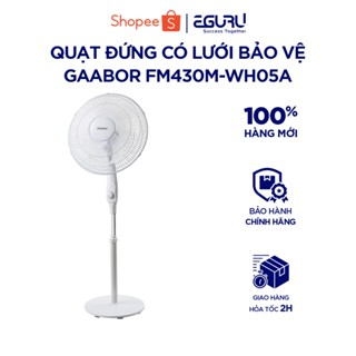 Quạt cây đứng Gaabor FM430M-WH05A xoay tự động tuần hoàn có 3 chế độ gió tùy chỉnh - Hàng chính hãng