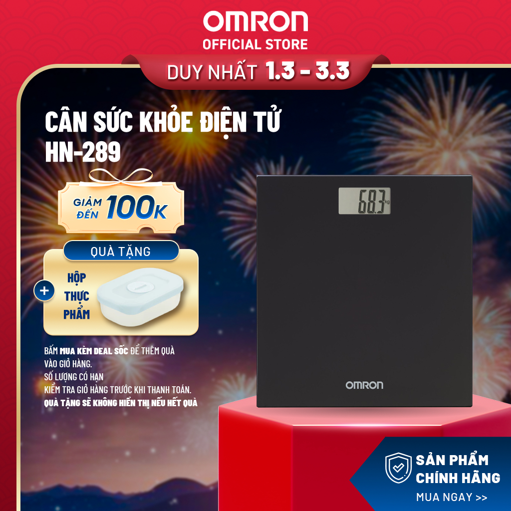 Cân Sức Khỏe Điện Tử OMRON HN-289