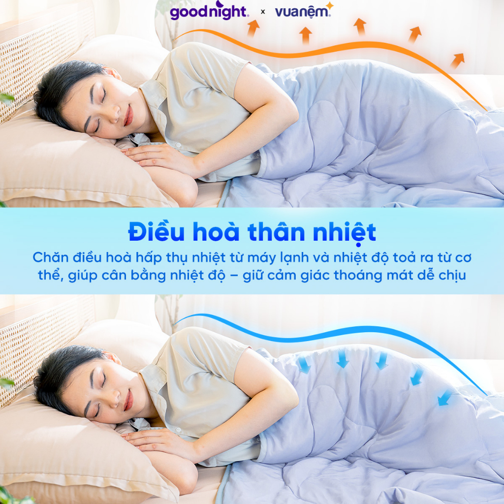 [VOUCHER TẠI LIVE] Chăn Điều Hòa Cao Cấp Amando Ice Silk 2mx2m2, Chăn Mùa Hè Mát Lạnh, Chăn Chần, Mền Lạnh, Chăn Lạnh | BigBuy360 - bigbuy360.vn