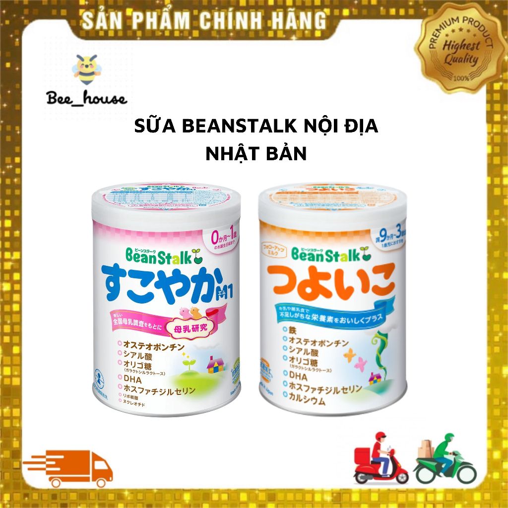 Sữa BeanStalk số 0/9 nội địa Nhật Bản 800gr - Bee House