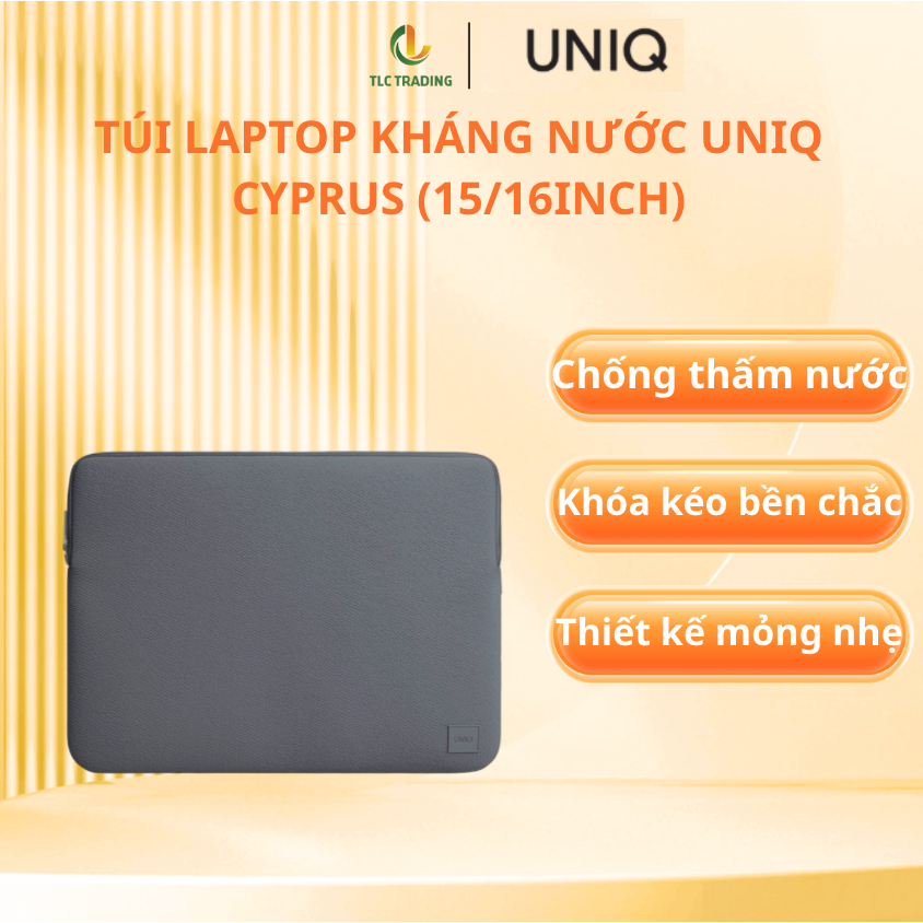 Túi laptop kháng nước UNIQ CYPRUS 15/16 inch