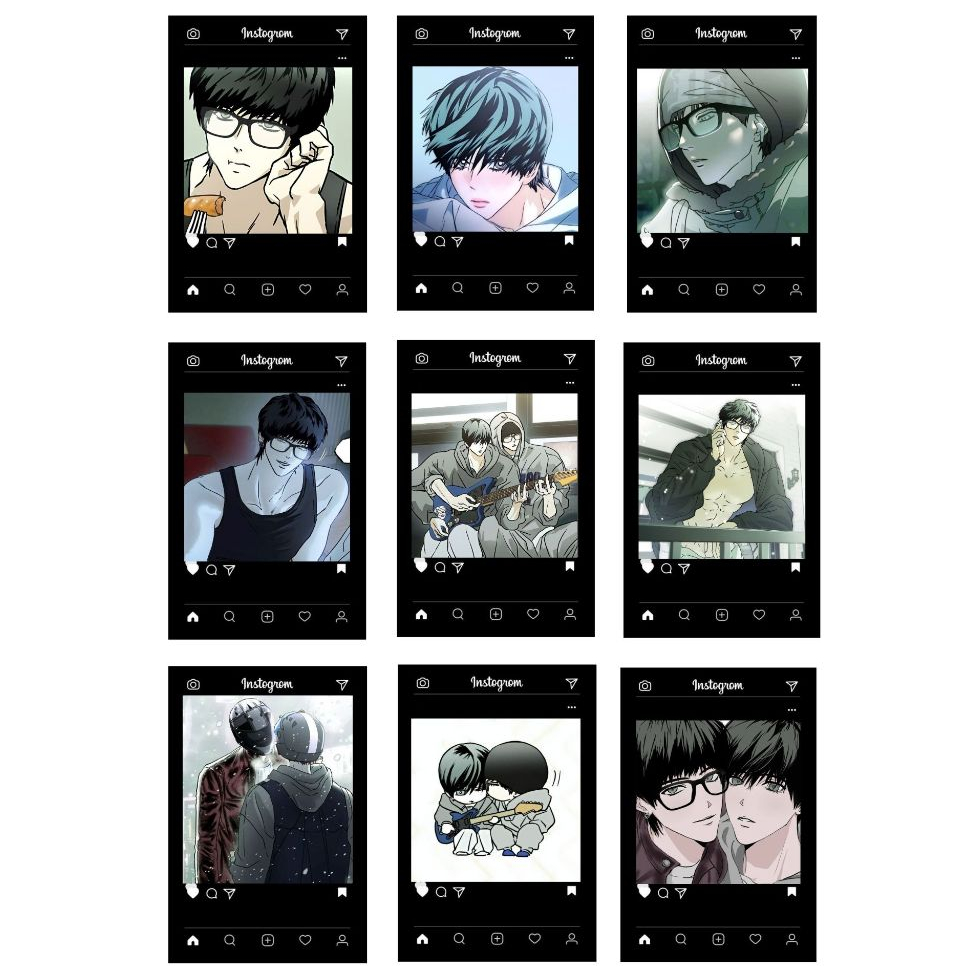 Pola khung Instagram Happy Together 6x9 cm (Hàng thiết kế)