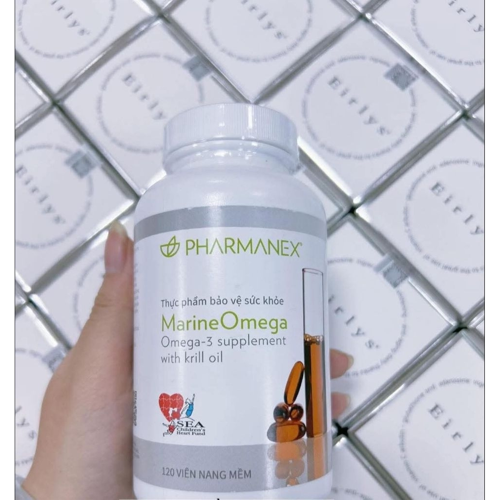 Viên uống Omega 3 nuskin Marine 120Viên Tem tiếng việt.