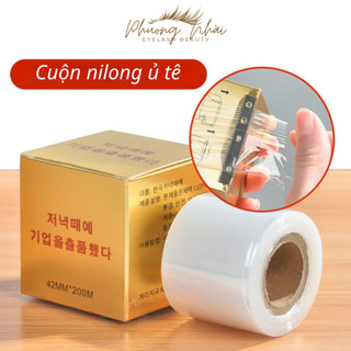 Cuộn Nilong Dùng Ủ Tê,Ủ Uốn Mi,Phủ Đen Mi,Phun Xăm(4cm*200m) - Xưởng Mi Hà Nội - PN Shop