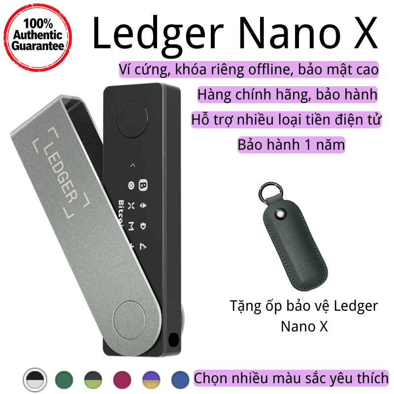 Ledger Nano X Ví lạnh – Bảo Mật & Quản Lý NFT
