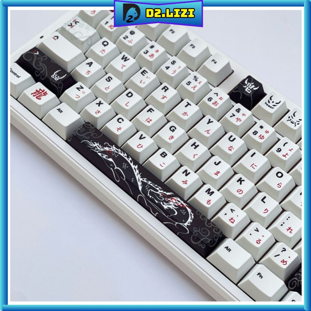 Keycap Anime Yuki Aim, Cherry Profile, in Dye-Sub bền màu, full set cho Wooting / layout phổ biến.