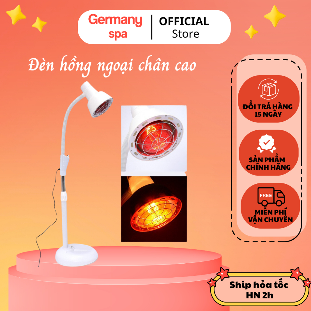 [CHÍNH HÃNG] Đèn Hồng Ngoại Trị Liệu Cho SPA Có Điều Chỉnh cường Độ Sáng,thông tắc ti sữa,trị liệu và sưởi ấm