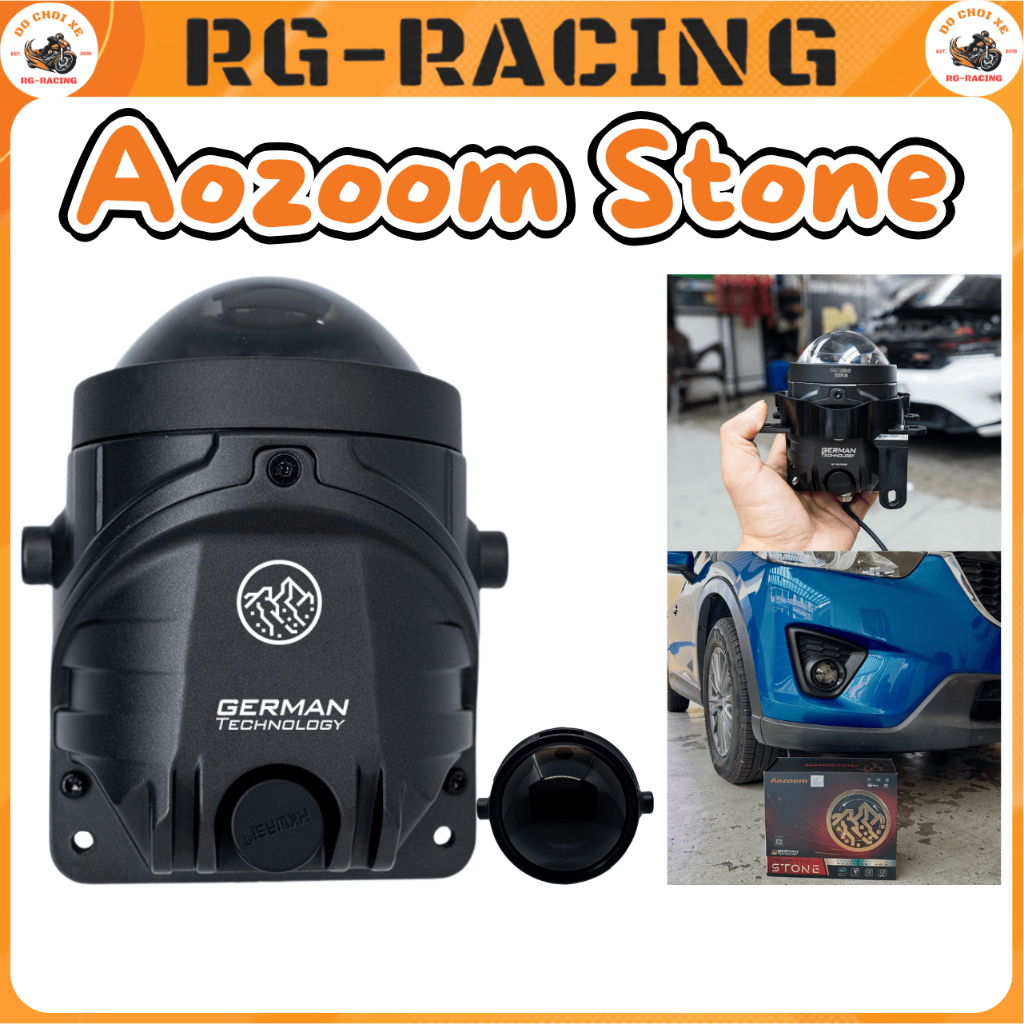 Đèn Bi Gầm Ô Tô Aozoom Stone Đèn Gầm Xe Điện Bi Gầm 3.0 Inch Đèn Gầm Ô Tô Led Gầm Ô Tô Bi Gầm Ô Tô