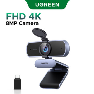 Webcam UGREEN 4K cho PC Ultra HD 1080P 60FPS Web Camera có micrô, Vỏ bảo mật, 70° Fov, PDAF Tự động lấy nét