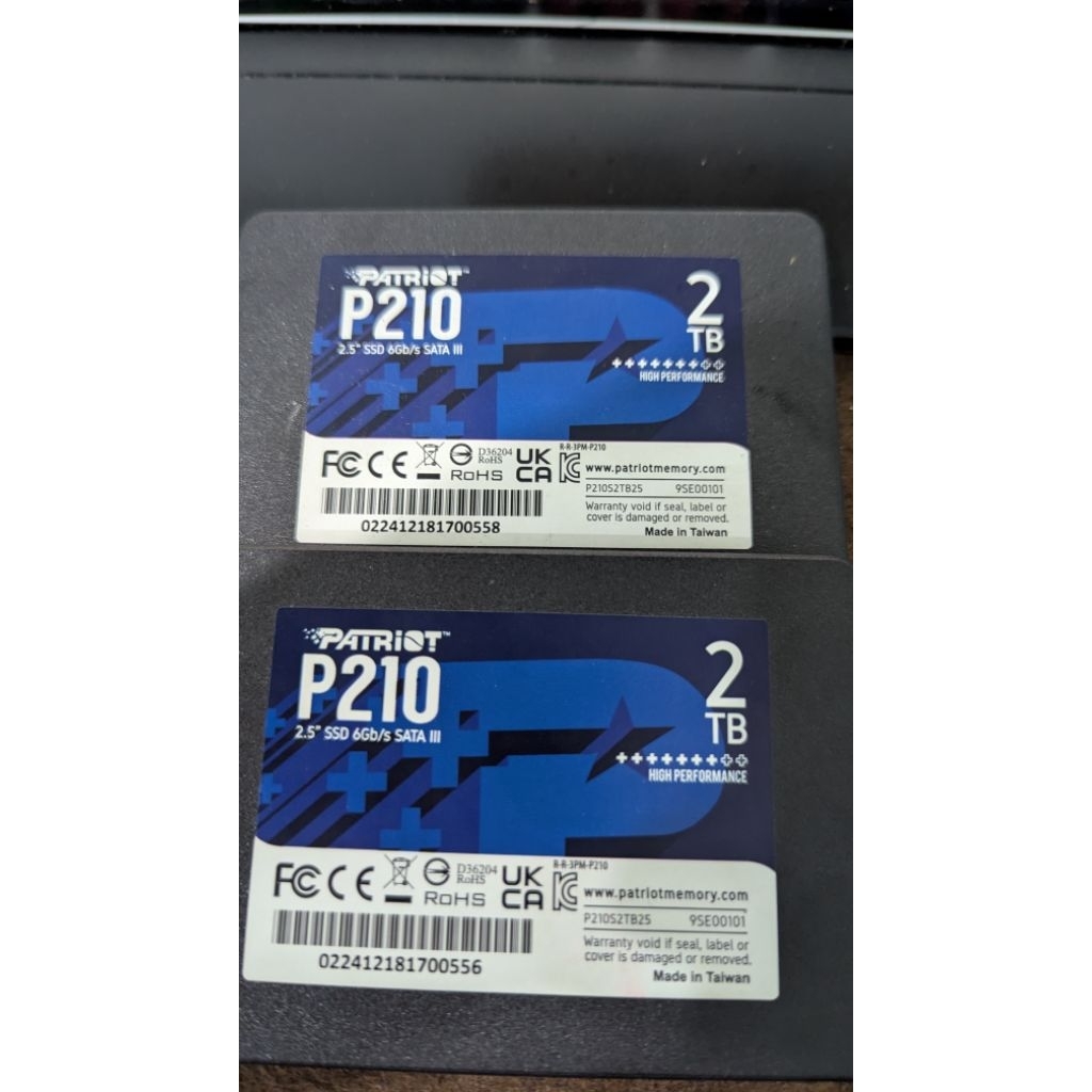 SSD PATRIOT P210 2TB like new 99% Đài Loan
