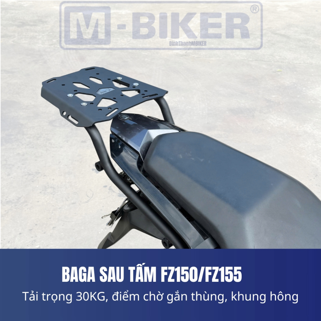 Baga Sau FZ150 FZ150 Cảng Sau Treo Đồ Kèm Khung Hông Mbiker