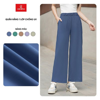 Quần dài chống nắng nữ CARDINA vải sợi lạnh với UPF50 + ngăn chặn tia UV 6QDT03