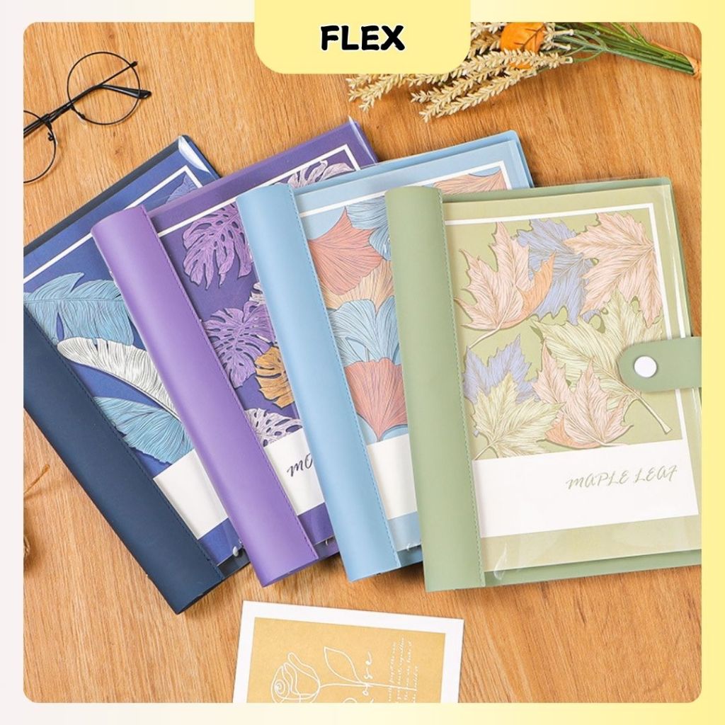 SỔ TAY A5 120 TRANG – NOTEBOOK BÌA HOA LÁ NHIỆT ĐỚI, SỔ CÒNG GIẤY RỜI BÌA ĐẸP