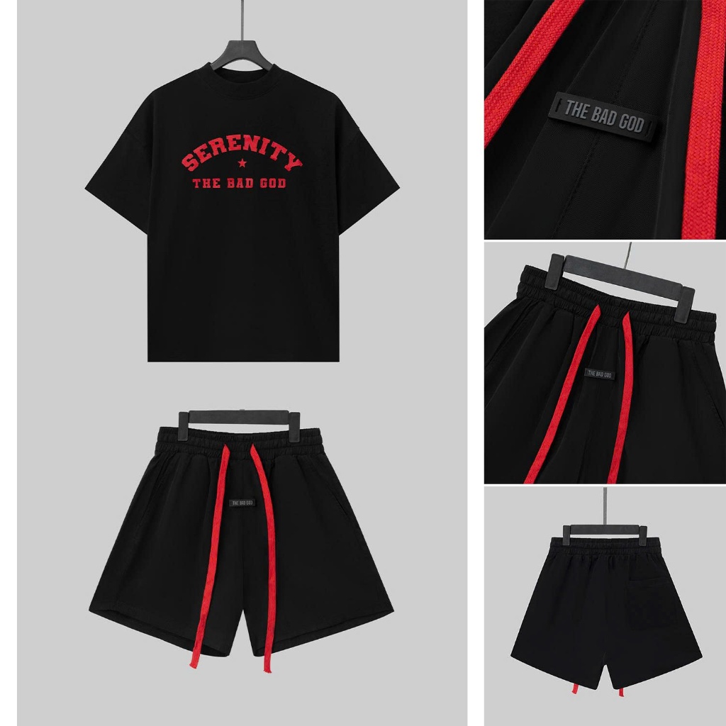 [NEW ARRIVALS 2026] Set Bộ The Bad God DEVISION Chất Cotton Họa Tiết Serenity Form Boxy | BigBuy360 - bigbuy360.vn