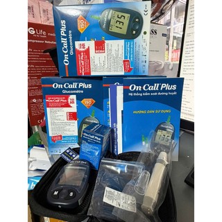 MÁY ĐO ĐƯỜNG HUYẾT ON CALL PLUS (tặng kèm 25 que thử)