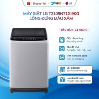 Máy giặt LG T2109NT1G 9kg lồng đứng màu xám hàng - bảo hành 24 tháng| Lđặt nội thành HN và quanh LB